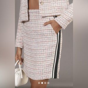 Anthropologie Maeve Tweed Midi Skirt  NWT